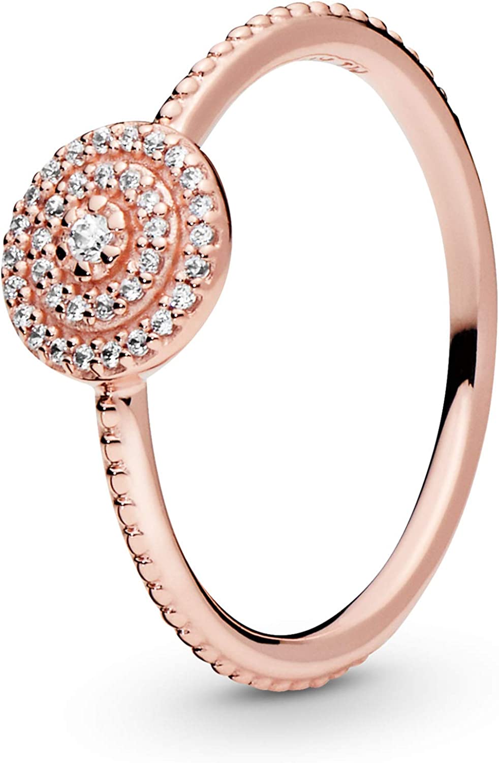 230816065143167_1 PANDORA Jewelry Elegant Sparkle Cubic Zirconia Ring in Rose - Image 1